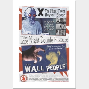 "The Late Night Double Feature" poster Posters and Art